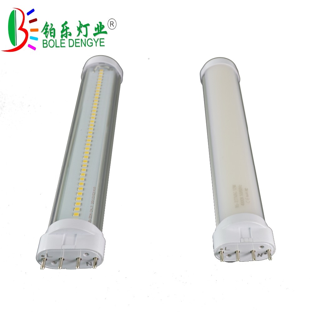 2g11 led Tube Light 2g11 pll Lamp PL bar 4pin Epistar SMD Diffused Cover 9W 12W 14W 15W 18W AC96-265V Cold white Warm white