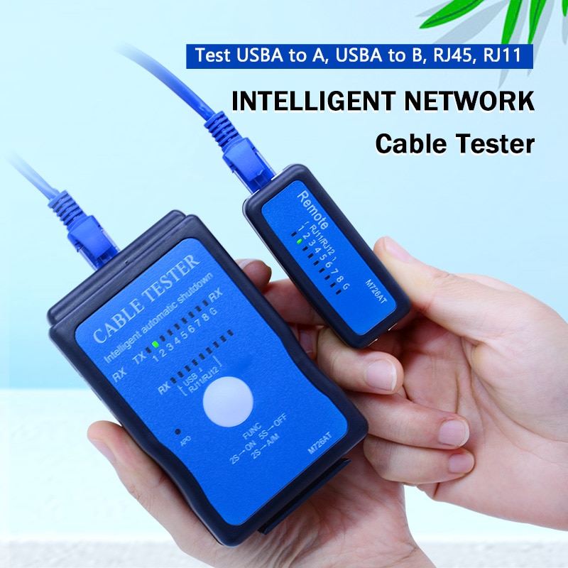 M726AT Netwerk Kabel Tester Lan Usb Ethernet-netwerk RJ-45 Cat5 RJ11 Kabel Finder