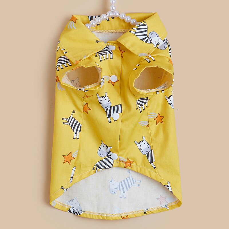 Huisdier Leuke Shirts Kat Hond Comfortabele T-shirt Kitten Puppy Print Jas Lente Zomer Hond Kleren Eenvoudige Hond Shirts Huisdier Kleding