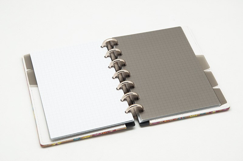 Recambio de papel B6 con matriz de puntos, cuadrícula punteada, hoja suelta con agujero De Seta en blanco, recambio de cuaderno para Página interior