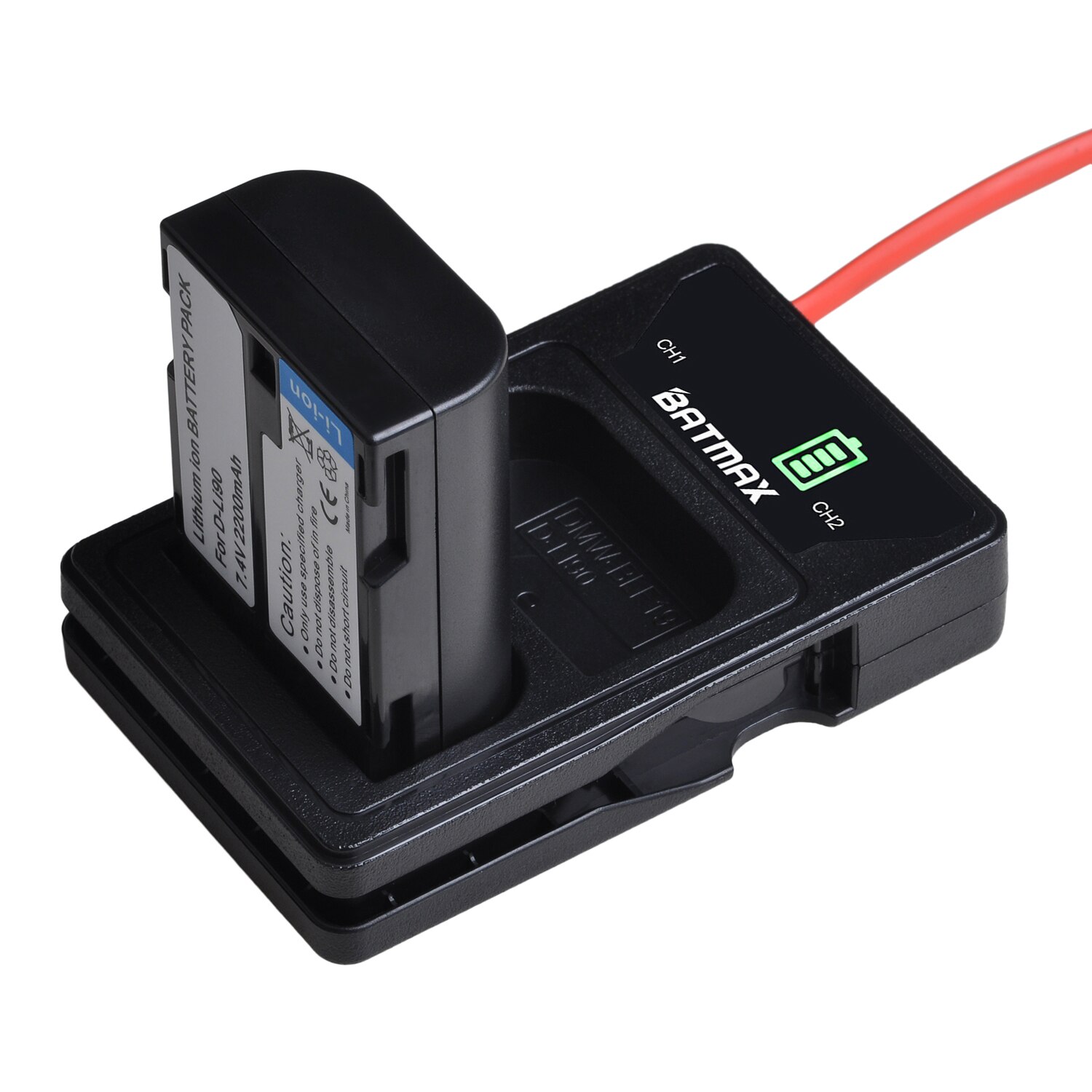 Batmax D-LI90 DLI90 D Li90 batería + LED Dual cargador con el tipo C PortFor PENTAX K-7 K-7D K-5 K-5 II 645D K01 K-3 K-3 II 645Z L15