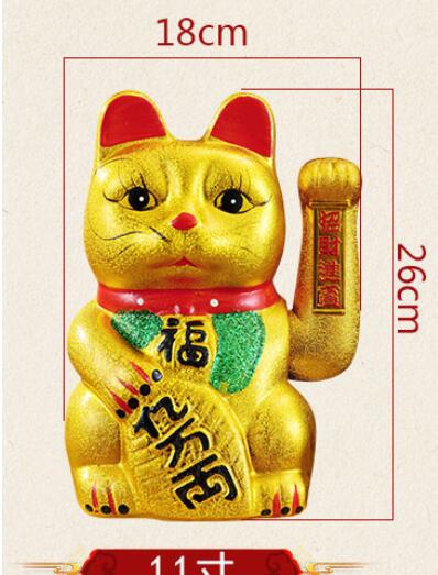 Zodiac Ambachten Artikelen Keramische Goud Vet Kat Keramische Japanse Spaarpot Dier Rijkdom Geluk Spaarpot Bstatue Thuis Bruiloft