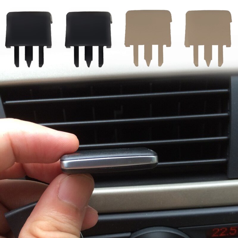 Til toyota corolla sagitar 4 stk air conditioning ventil bil center dash a / c ventil louvre blade skive air conditioning leaf clip