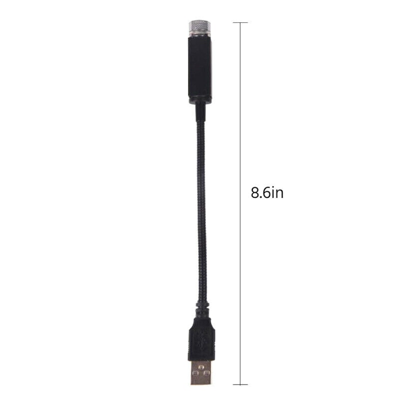 Mini LED COCHE techo estrella noche luz USB Lámpara decorativa proyector ambiente ajustable hogar techo Decoración Luz