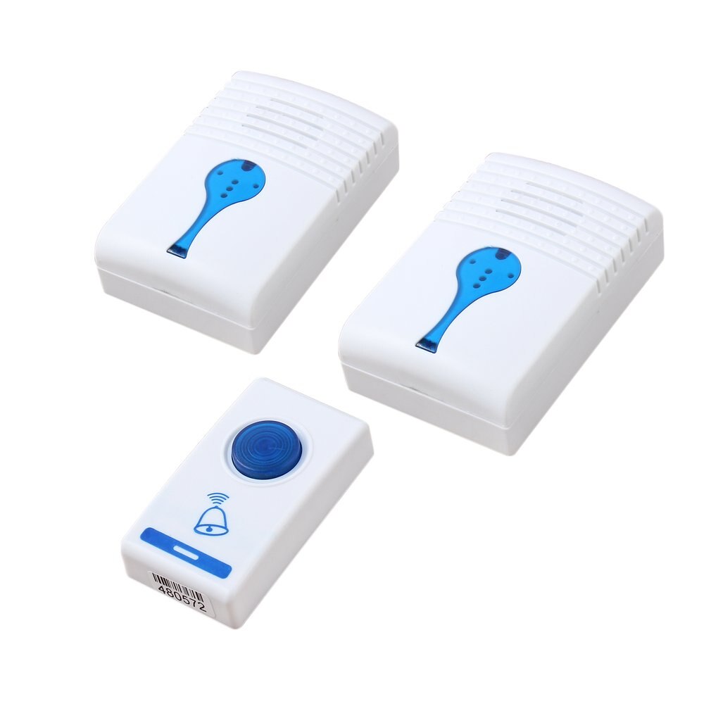 House Wireless Digital Flashing light LED Doorbell 38 Chimes Music Room Office Gate Door bell +2 Digital Receiver In Stock
