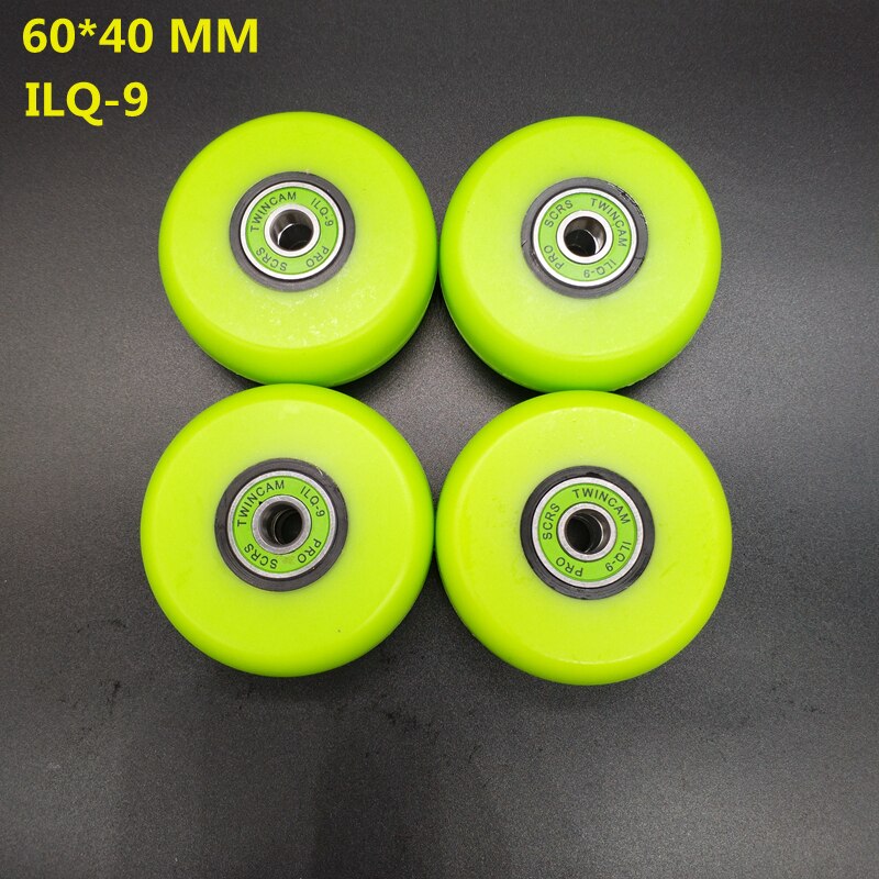 aggressive skate wheel 60*24 mm 90 A 8 pcs / lot green color