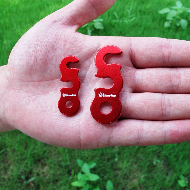 Shinetrip 20 stück zelt-windseilschnallen windseilstopper markise wigwam einstellschnallen outdoor-campingausrüstung 2 größen