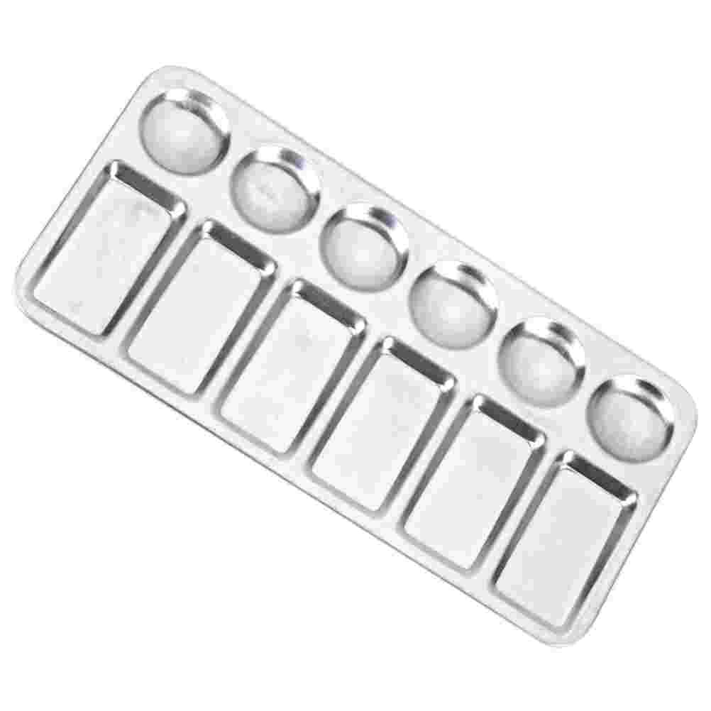 2 Stuks Aluminium Verf Platen Trays Pigment Mixing Trays Aluminium Paletten