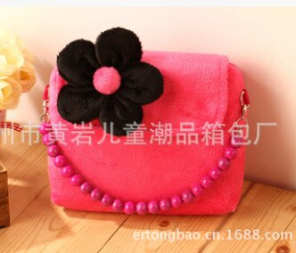 PUDCOCO Kid Girl Flower Shoulder Handbag Crossbody Bag Messenger Satchel Purse: D