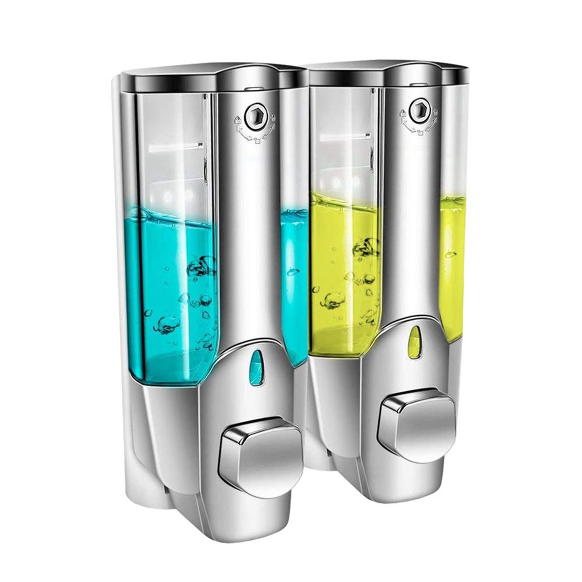 Liquid Soap Dispenser Wall Mount 350ml Bathroom Accessories Plastic Detergent Shampoo Dispensers Kitchen Soap Bottle