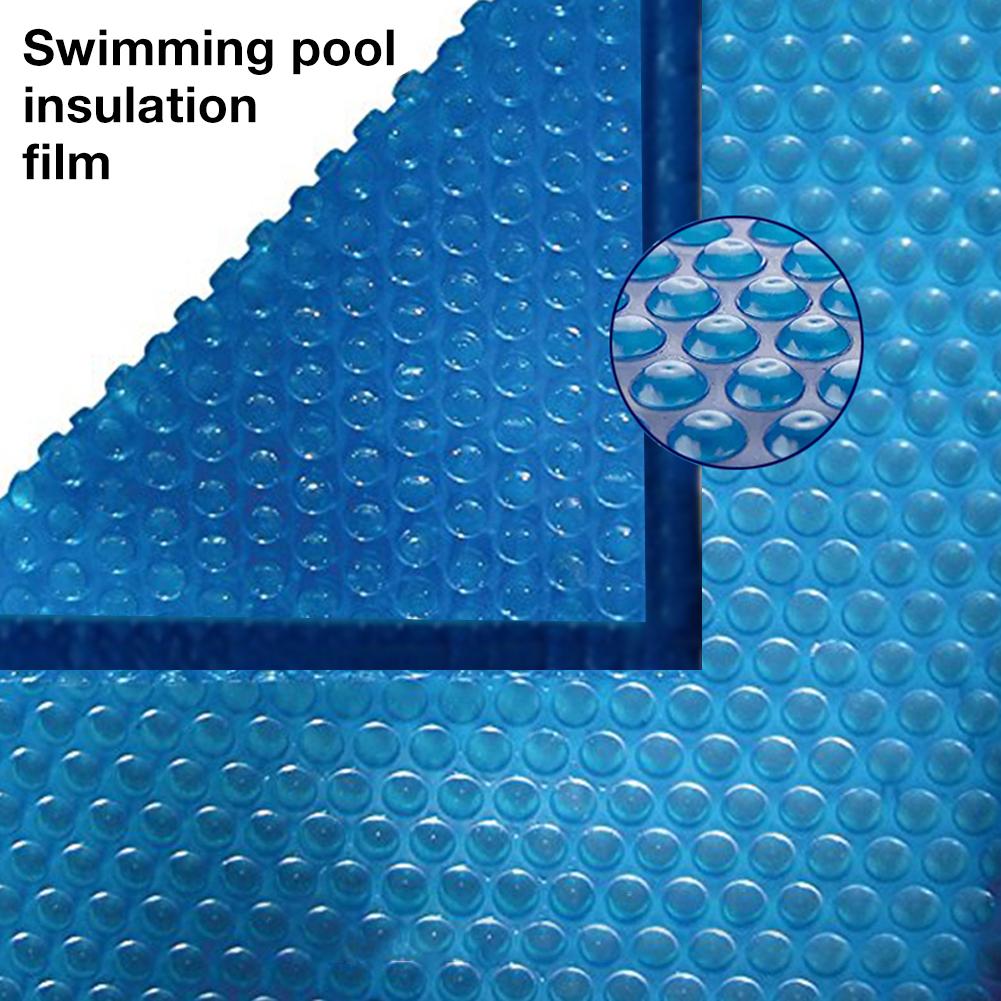 1PCS Blue Swimming Pool Cover 100*100cm/100*200cm Square Waterproof And Dustproof Nsulation Bubble Blanket Accessories