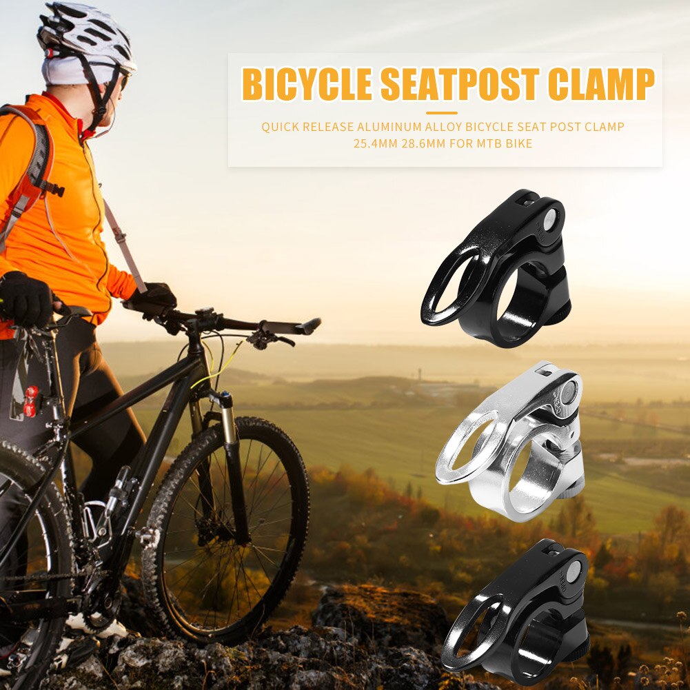 Wear-resistant Bicycle Seatposts Clamps Quick Release Mountain Bike Seatpost Clamp Aluminum Bicycle Seat Post Clamp