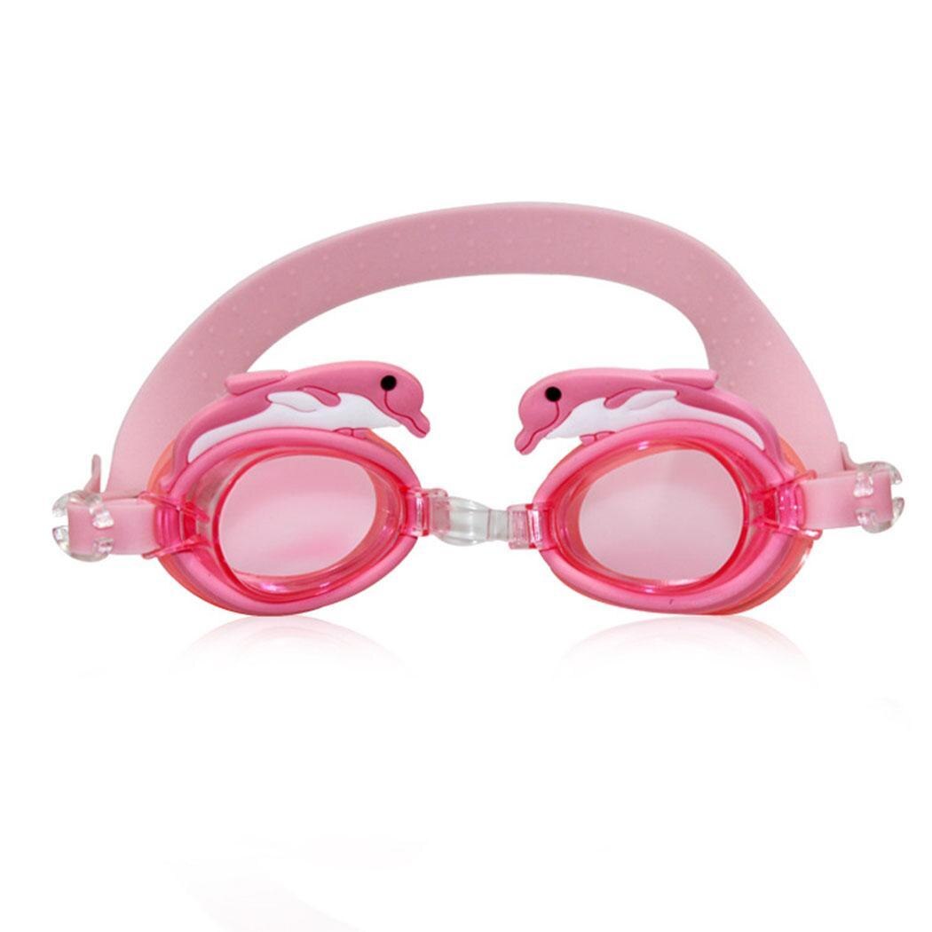 Niños Linda forma Animal impermeable suave 3-8 años de edad Anti-niebla, gafas de natación Anti-niebla a prueba de agua