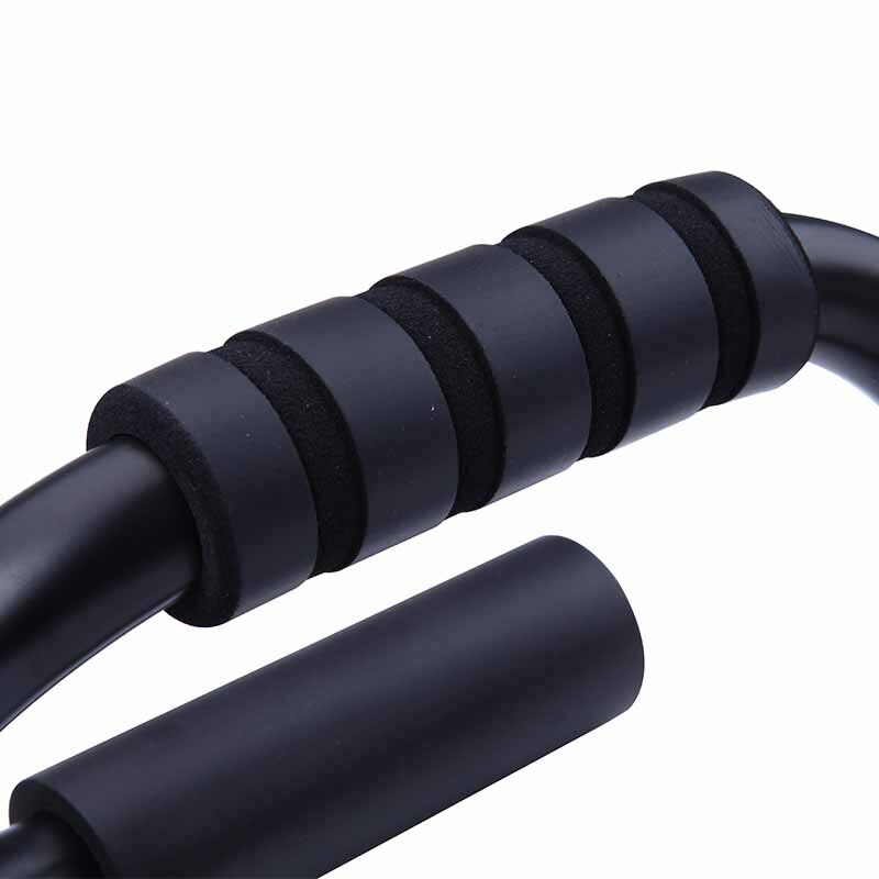 1 Pair Fitness Body Building Equipment Chest Bar S-shaped Push Up Stands Pull Press Foam Bar Home Exercise Hand Bar Chest Arms