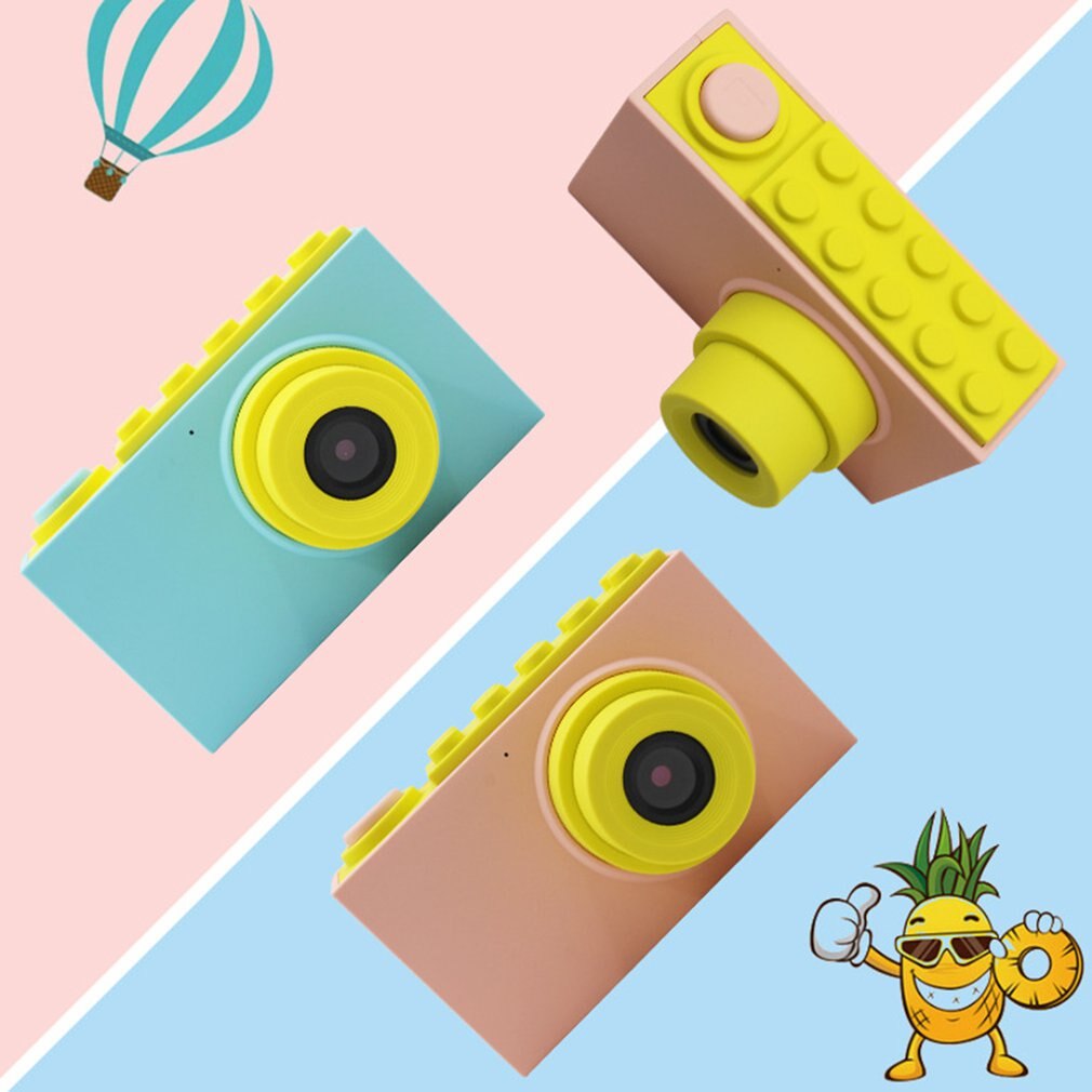 2.0 pouces 8MP 1080P Mini appareil photo numérique pour enfants mignon multi-fonction jouet caméra enfants pour le tir sous-marin