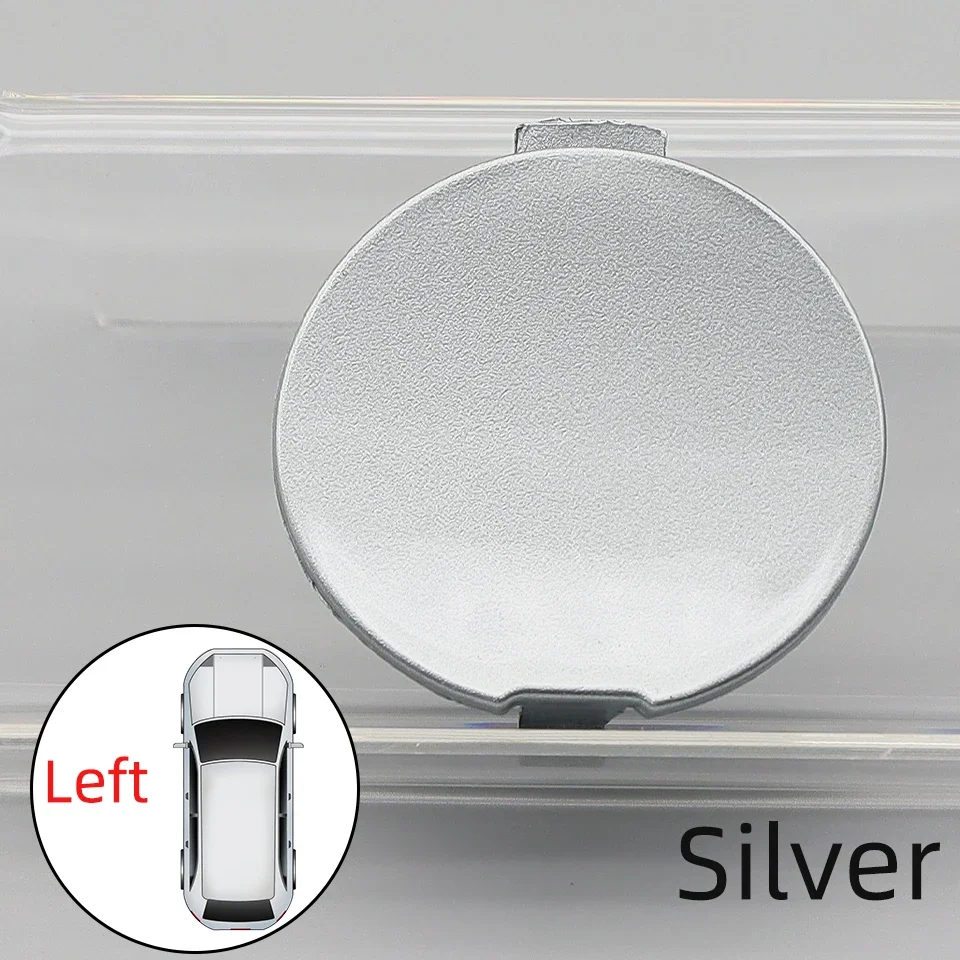 Tapa de cubierta de ojo de gancho de remolque de parachoques trasero de coche para Mazda 6 Atenza Sedan -2023 enganche de remolque cubierta de remolque embellecedor de guarnición: Transparente