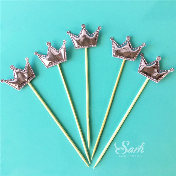 5PCS Pink Pearl Polished Butterfly Cake Topper with Toothpick Cake Decoration for Wedding Birthday Party: CK920B