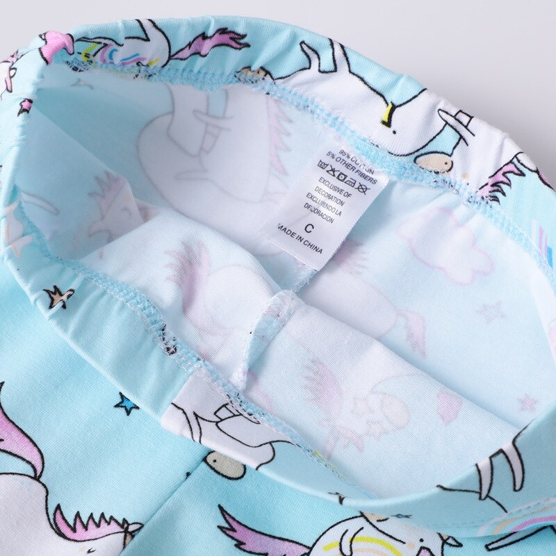2022 estate nuovi pantaloni per bambini europei e americani leggings per bambini stampa abbigliamento per bambini ragazze W01 121