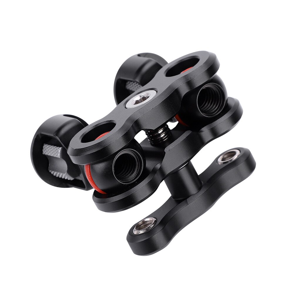 Multi-Funktion Magie Arm Dual Ball Kopf Heißer Schuh Magie Arme Mount Adapter Mit Schraube Kamera Zubehör