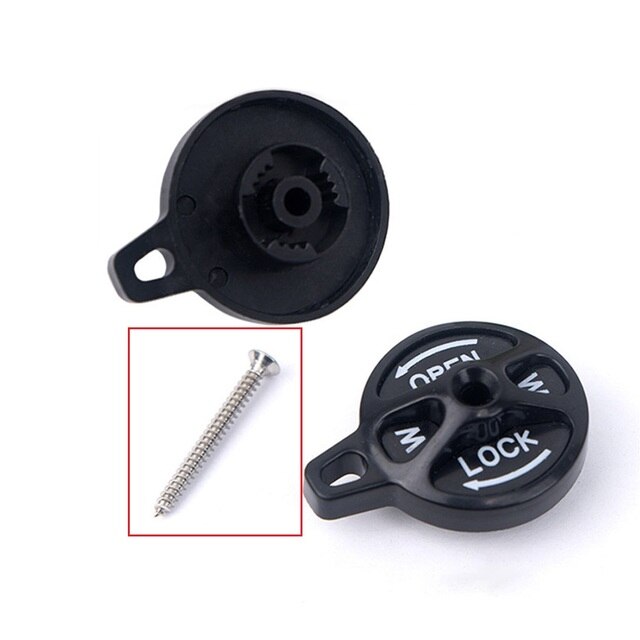 Kit de montaje de bloqueo Manual para horquilla de bicicleta MTB, tapa de bloqueo, cubierta de bloqueo de sumisión, Control de hombro, accesorio de ciclismo: Black 2