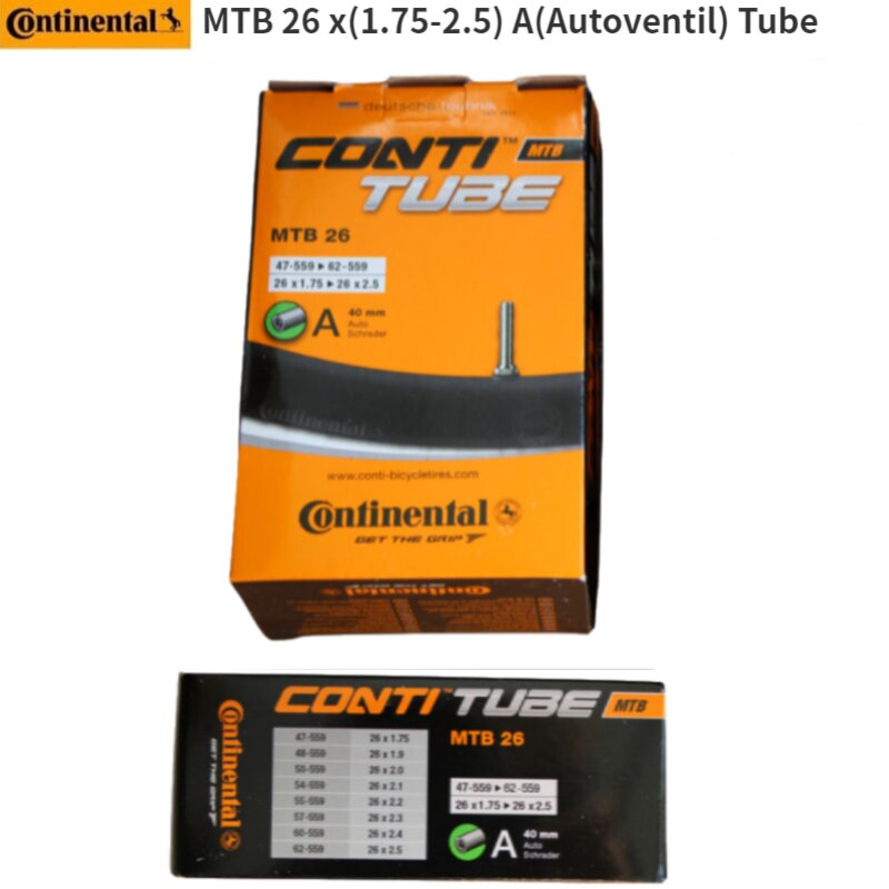 Continental MTB inner tube mountain inner tube 26'' 27.5'' 29'': 26  40mm AV