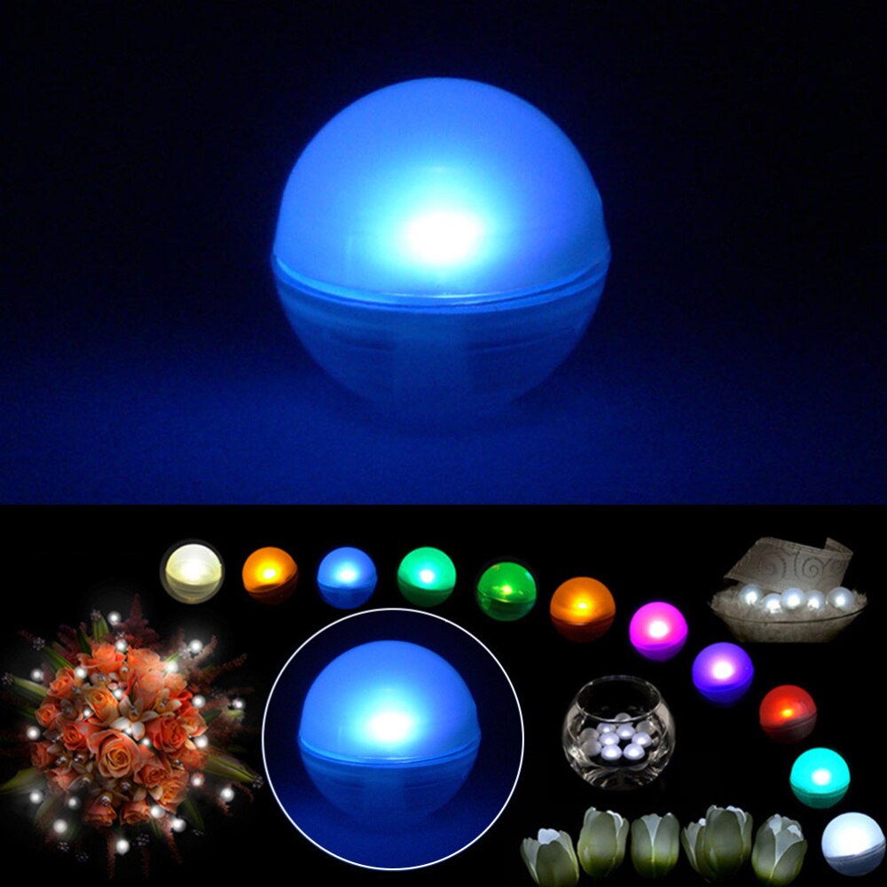 LED Floating Lights Decoration Battery Powered Small Size Floatable Globe Lights Floating Lights Pool Lights for Illumination Us