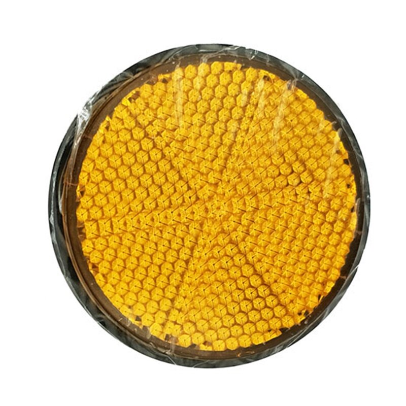 10 Pack Zelfklevende Stick-On/Schroef Reflectoren Veiligheid, Veiligheid Reflecterende Post Reflectoren, voor Caravan/Trailer/Boot/Motorfiets