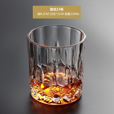 Verre en cristal trempé pour eau chaude et froide, 1 pièce, verres créatifs à vin blanc, liqueur à boire, whisky: 13