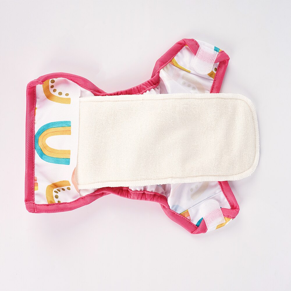 HAPPYFLUTE — Couche en bambou pour bébé, lange avec 2 épaisseurs en micro-fibre, naturel et lavable, pour -né, en tissu, 10 pièces