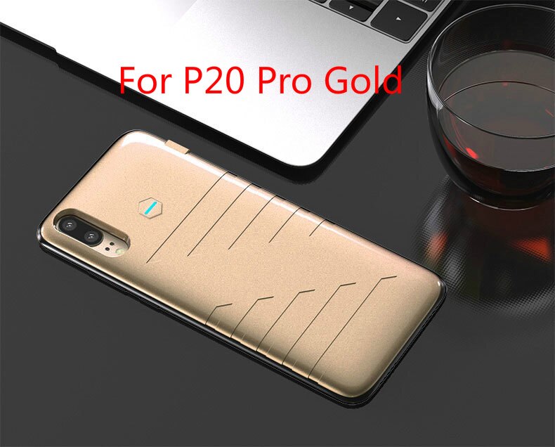 NENG – coque de téléphone portable avec batterie 6800 mAh, étui de chargeur pour huawei P20 Pro: For P20 Pro Gold