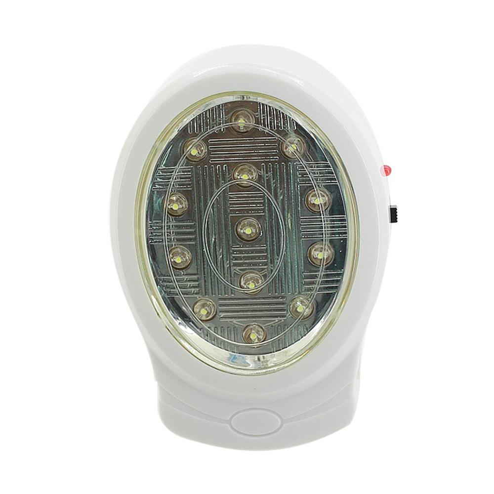 2w 13 led uppladdningsbart hem nödljus automatiskt strömavbrott lampa lampa nattlampa 110-240v us-kontakt: Default Title