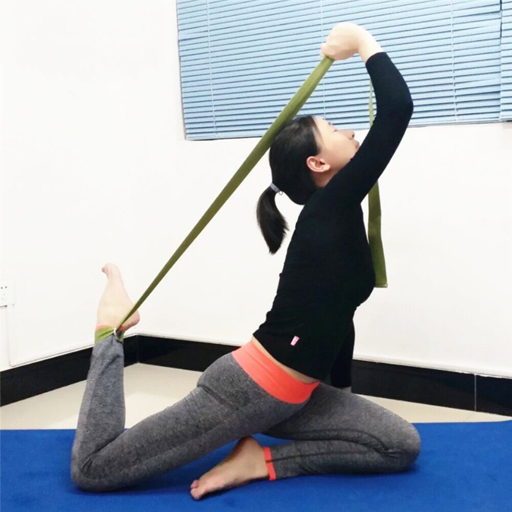 Cinta de Yoga para Pilates, colchoneta elástica para Yoga, herramientas de entrenamiento, barra flexible, accesorios para Yoga
