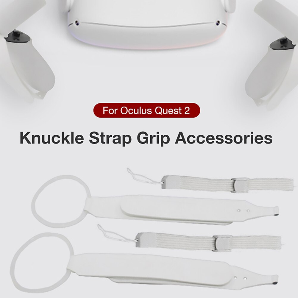 Anti-Off Knuckle Band Voor Oculus Quest 2 Vr Touch Controller Verstelbare Handgreep Polsband Voor Oculus Quest 2 Vr Accessoire