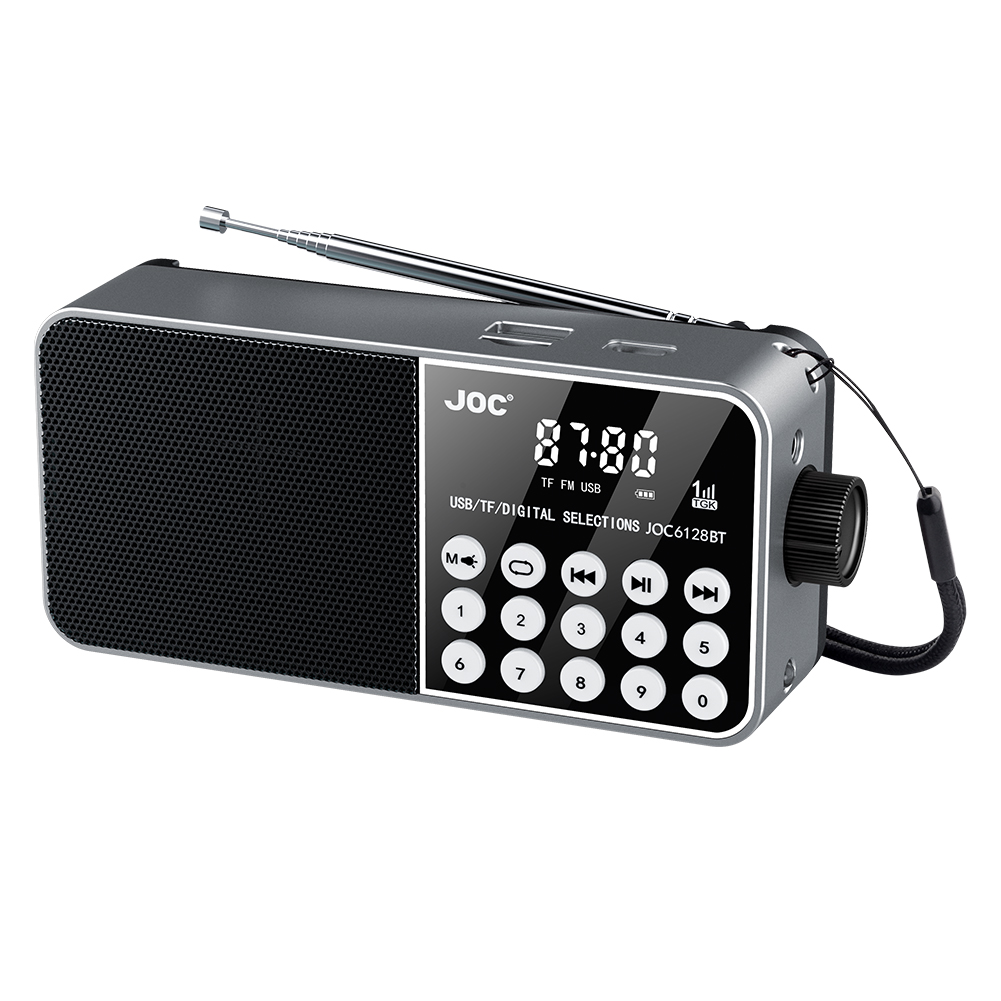 ​​Mini FM AM SW Radio Battery Operated Full Band Pocket Radio Built-in Speaker Type-C Rechargeable Emergency Radio for Elder: green