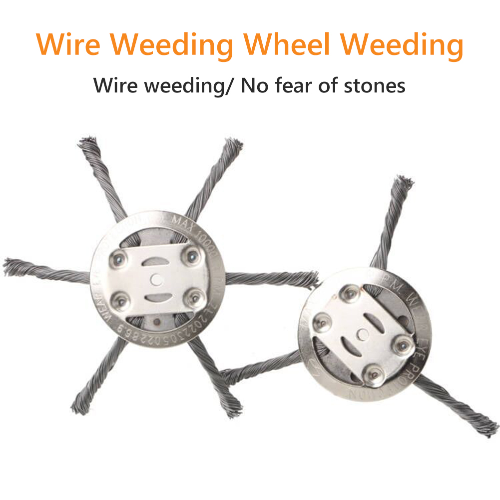 Cabezal de corte de césped resistente al desgaste, disco de deshierbe de alambre de acero anticorrosión, accesorios de cortacésped para césped de acera de patio