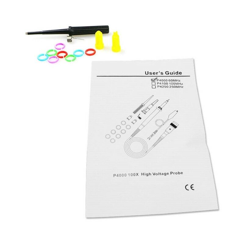 Hantek P4060 1: 100 haute tension 2KV 2000V 60MHz sonde d'oscilloscope 100X BNC sonde d'oscilloscope universelle