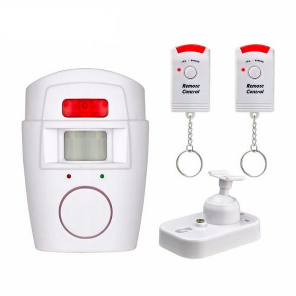 Sensor de movimiento inalámbrico sensible, detector de seguridad, sistema de alarma interior y exterior, garaje doméstico con control remoto: Default Title