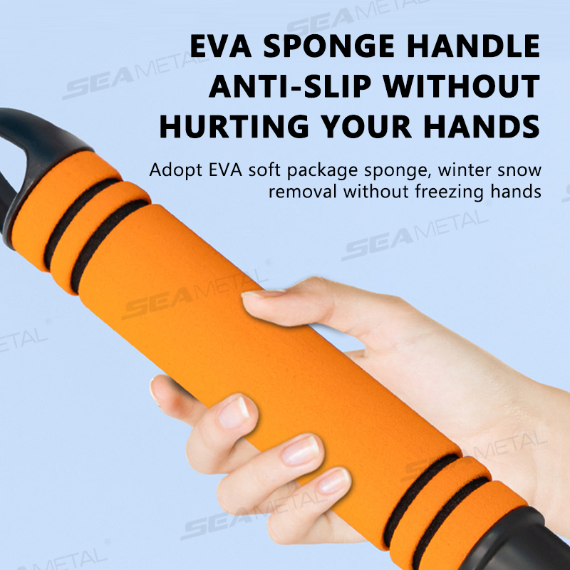 SEAMETAL Car Windshield Ice Scraper Portable Snow Shovel Ice Breaker Scratch-Free Winter Snow Remover Car Ice Cleaning Care Tool