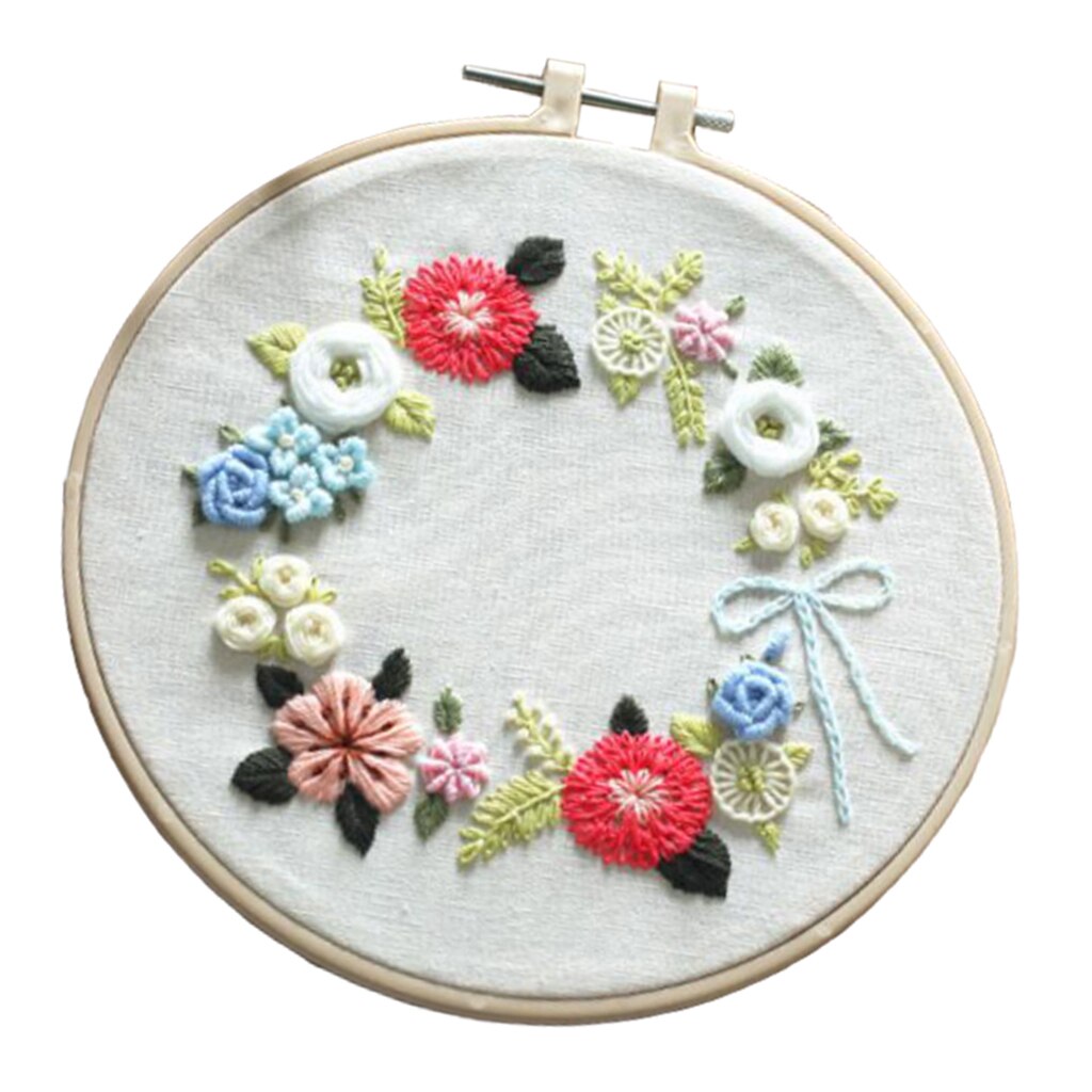 Flower Embroidery Kit Chinese Traditional Full Set Of Cross Stitch Beginner Kits