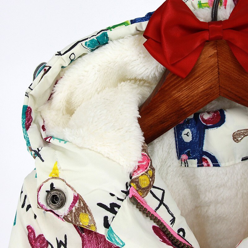 Little maven Toddler Girls Jacket Pink Rabbit Children's Windbreaker Fall Baby Girls Hooded Clothes Autumn Little Girls Coat