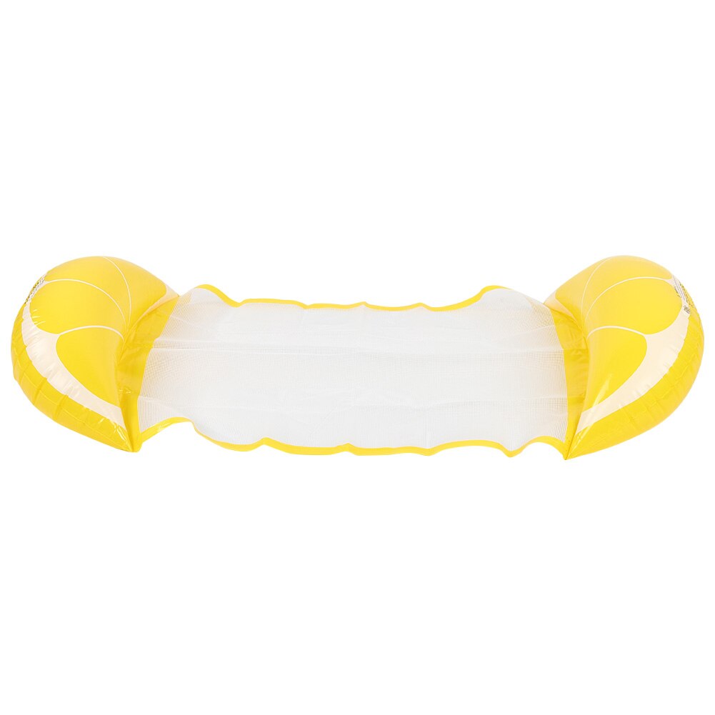 Inflatable Floating Row Eco-Friendly PVC Lightweight Inflatable Water Lounger Sealing Floating Bed Chair Swimming Pool Hammock