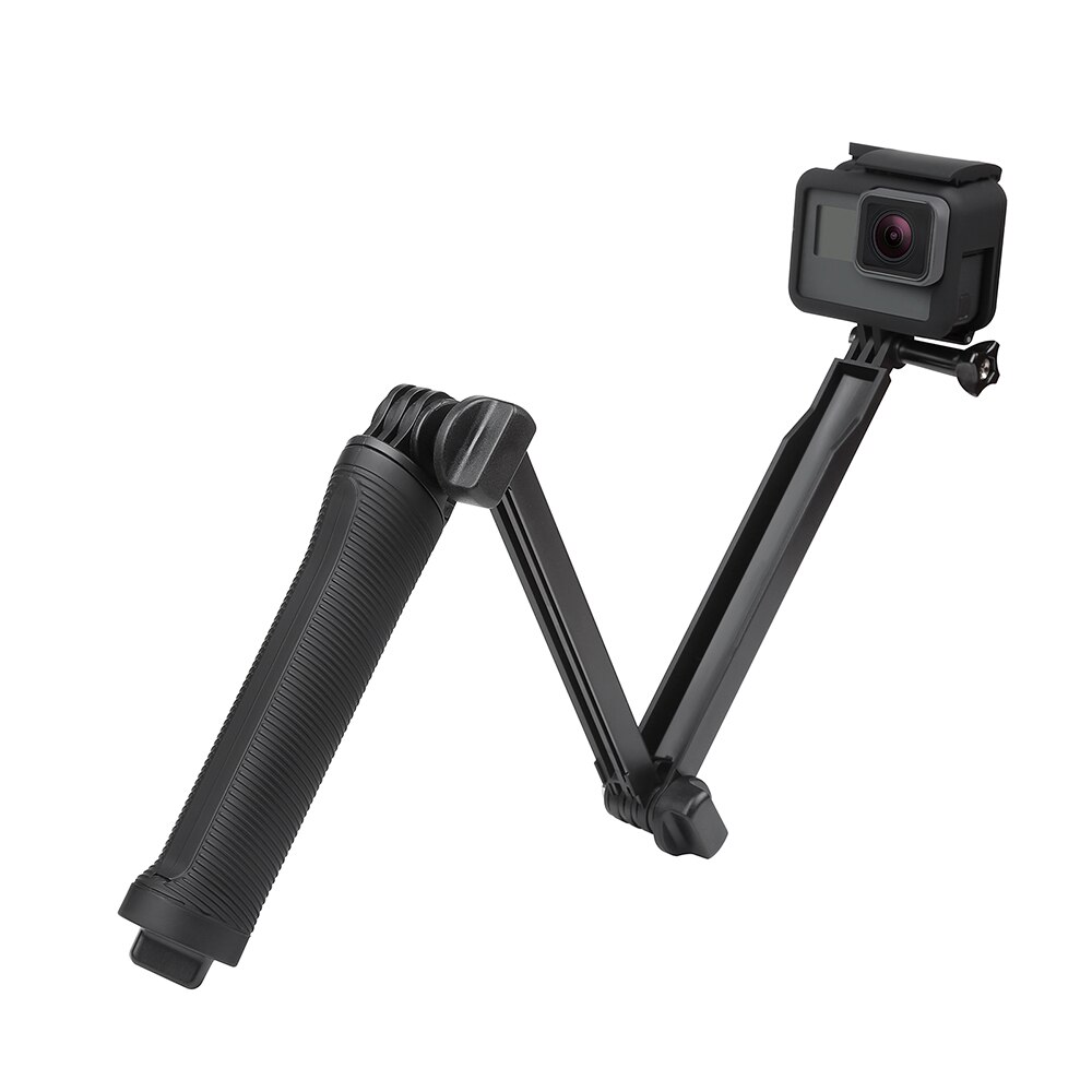 Schieten 3 Manier Grip Monopod Selfie Stick Voor Gopro Hero 8 7 5 Zwart Xiaomi Yi 4K Dji Osmo sjcam Sj8 Eken Go Pro Hero 7 Accessoires: XTGP217