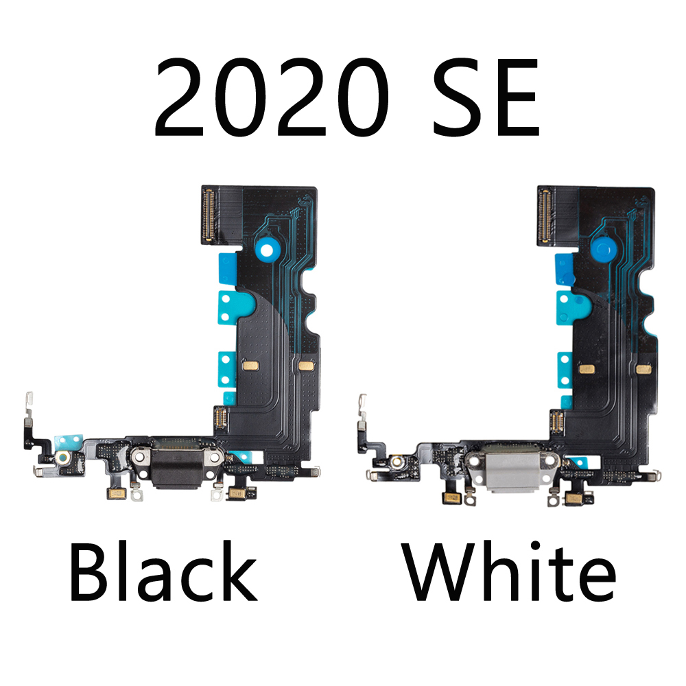 10 sztuk/partia ładowania Flex Cable dla iPhone 7 8 Plus XR XS max X USB ładowarka Port złącze dokujące z mikrofonem Flex Cable: 2020 SE Mix color