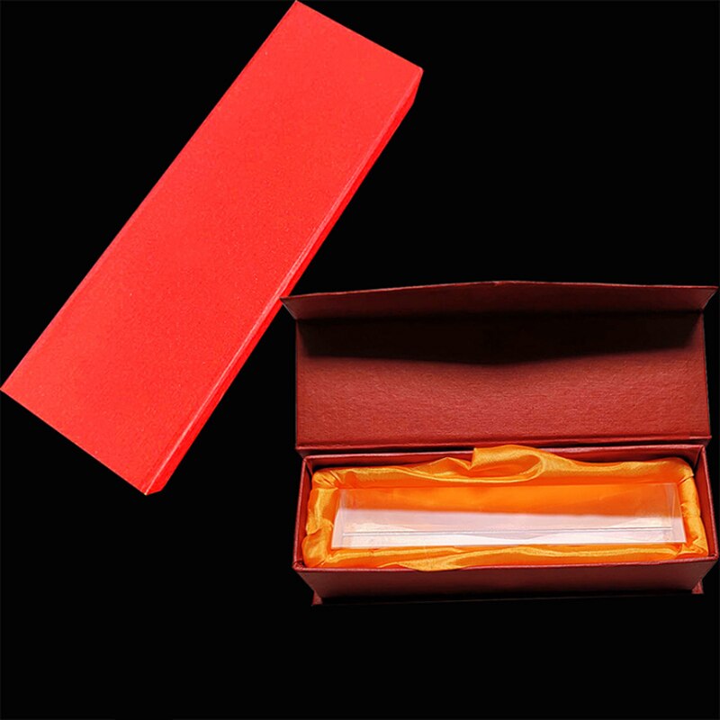 25X25X80MM Triangular Prism Children&#39;s Physics Teaching Refraction Spectrum Prism K9 Rainbow Optical Glass Prism