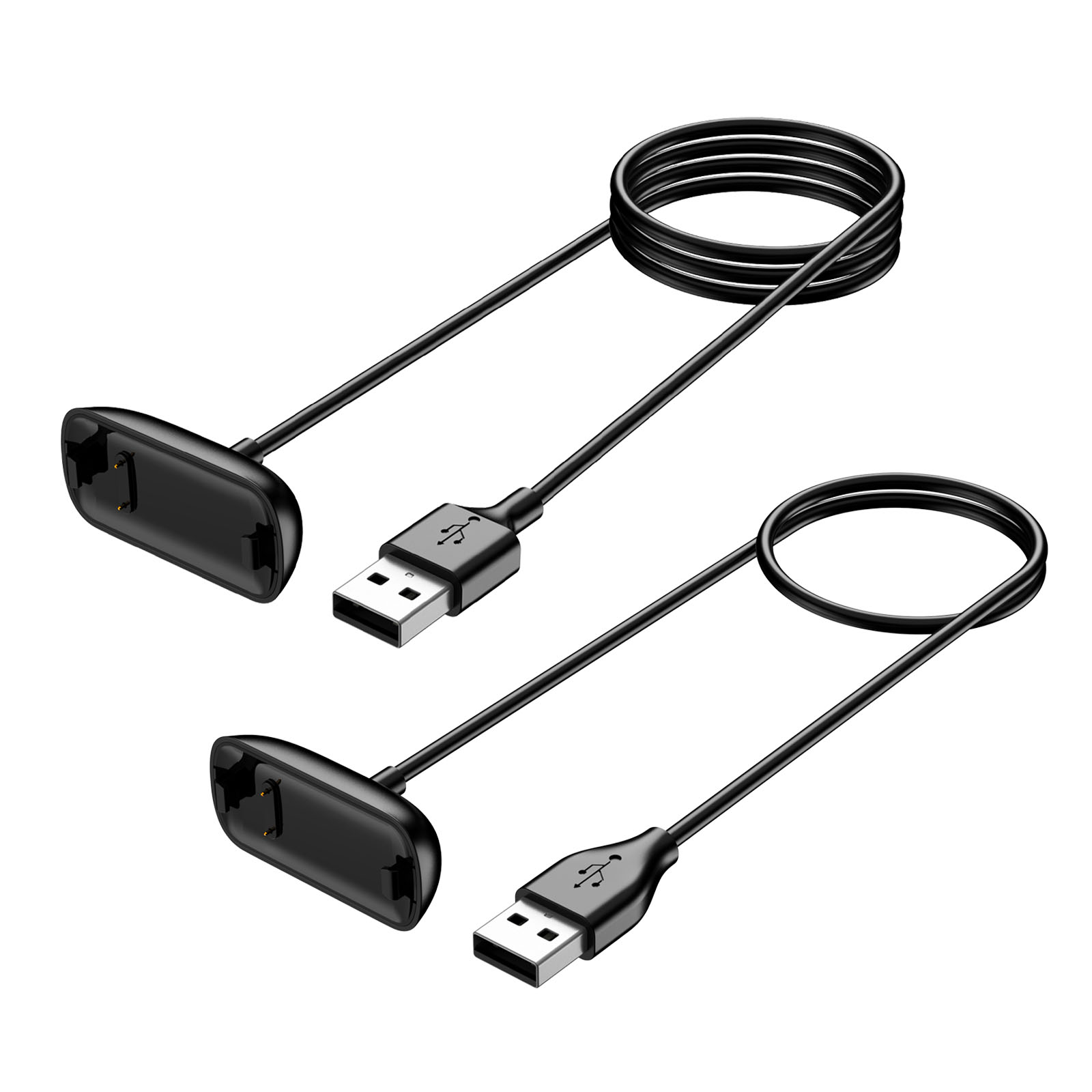 Cargador USB para Fitbit Inspire 3 Fitness Tracker cargador de repuesto base para Fitbit Inspire 3 Cable de carga Clip