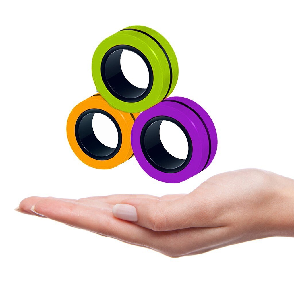 Fidget Spinner Fidget Speelgoed Magnetische Armband Anti-Stress Ring Unzip Speelgoed Magic Ring Props Gereedschap Decompressie Speelgoed Figet Speelgoed