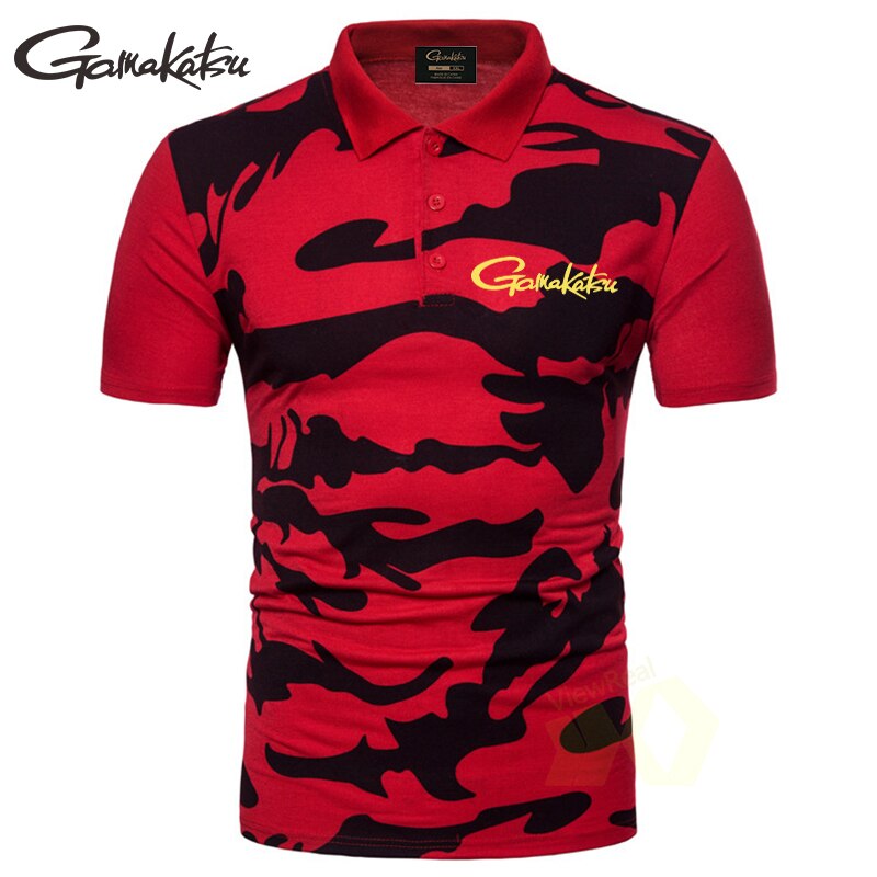 Fiske t-shirt mænd sommer camouflage kort skjorte mænd afslappet fisketøj sport åndbar fisketrøje