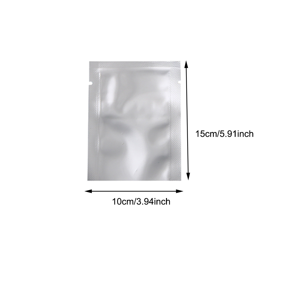 Silver Pure Aluminum Foil Package Bag Coffee Sugar Pouches Open Tops Heat Seal Vacuum Mylar Foil Bags for Spice Powder Storage: Orange