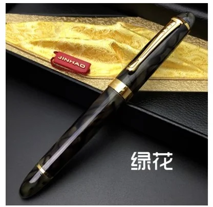 IRAURITA Fountain Pen Jinhao 450 Metal Ink Pens Caneta Tinteiro Pluma Fuente Office Black: PURPLE / OBB