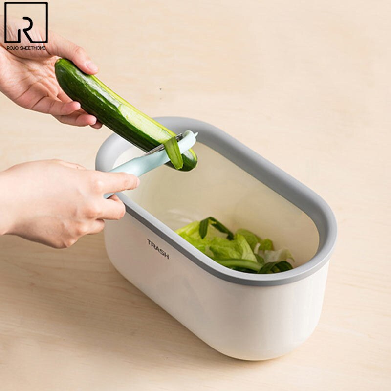 Hanging Trash Basket Under Sink Car Dump Garbage Cans Sorting Food Waste Bins Plastic Rubbish Bucket Desk Bucket Garbage Kitchen